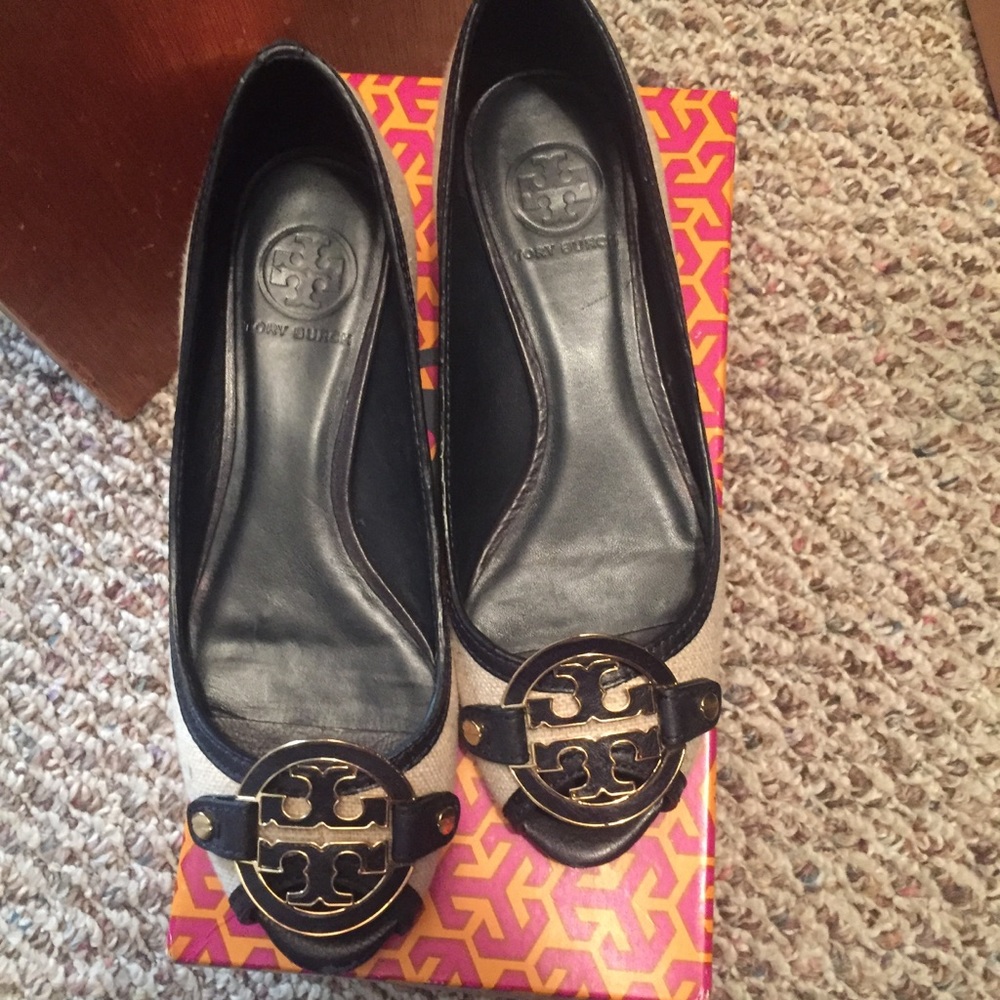 Tory Burch Amanda Demi Wedge-Burlap